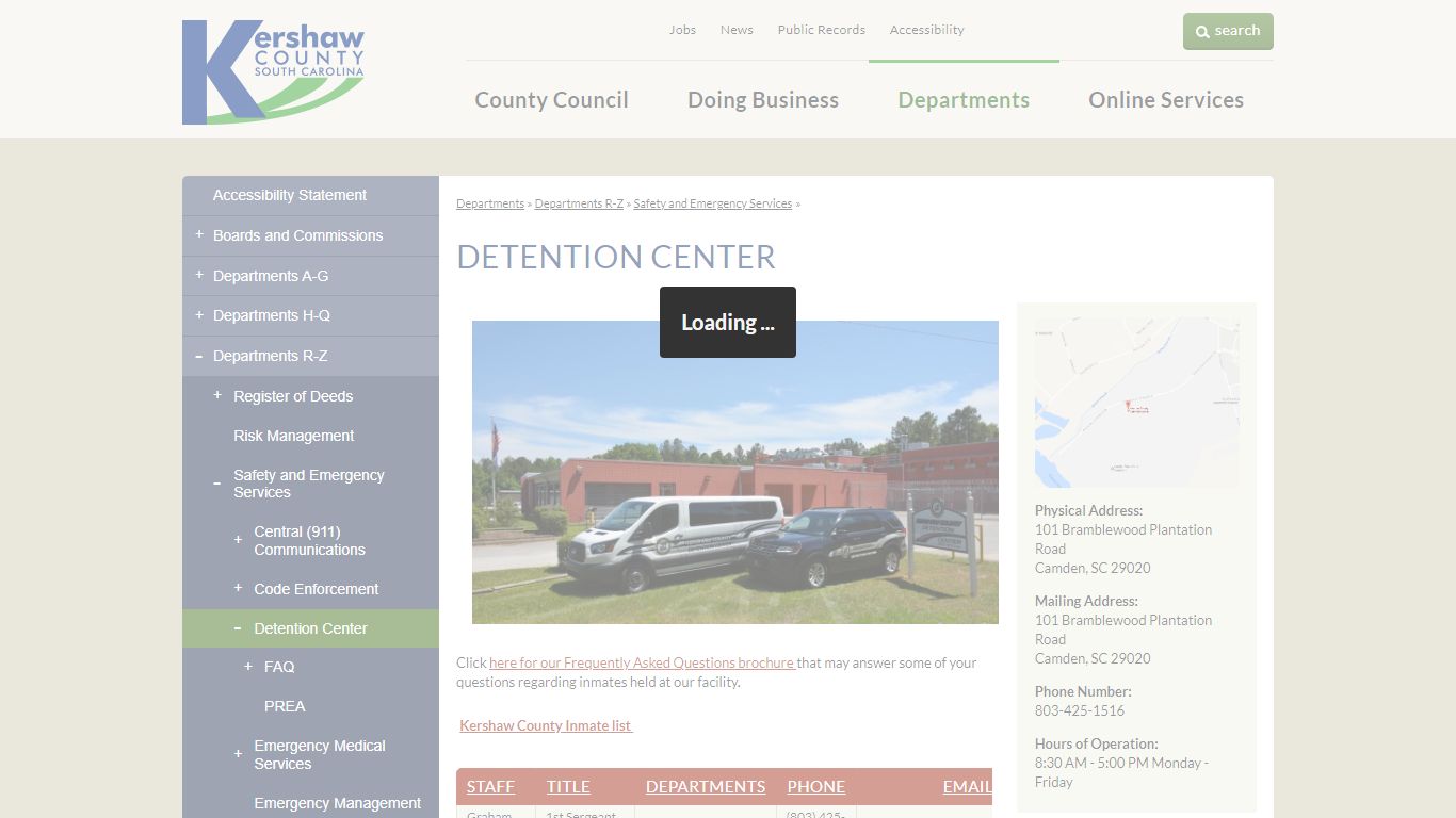 Detention Center | Kershaw County, SC